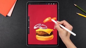 Draw and Animate a Burger with Procreate