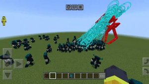 Warden BOSS Tentacle Monster vs Siren Head by BendyTheDemon18 in Minecraft PE MOD