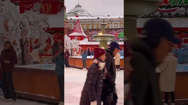 Самый новогодний и самый  волшебный центральный ГУМ-Каток на Красной площади!