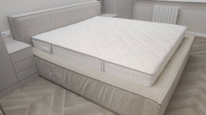 Кровать в лофт стиле в интерьере нашего клиента