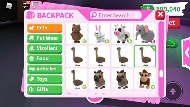 Делаю неон утку и эмо в Adopt Me Roblox смотреть онлайн