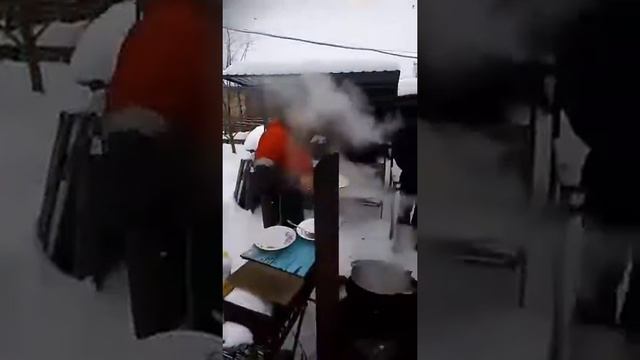 Настоящий узбекский плов на корпоративе