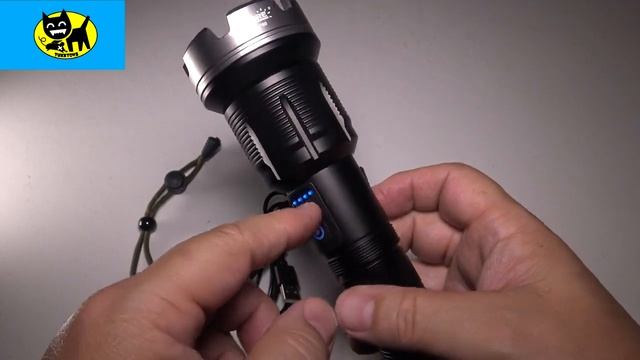 5000 High Lumens VASTFIRE Adjustable Beam Long Throw Flashlights Searchlight Rechargeable Flashligh