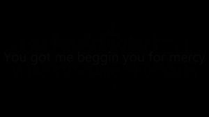 Begging you for mercy cover