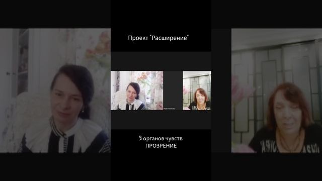 Диалог с Лидией Леонтьевой  экспертом по "ПроЗрению" на курсе "Расширение".