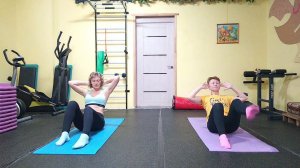 Пилатес. Комплекс с мячом для пилатеса.