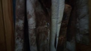 дубленка мраморная