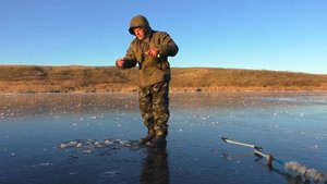 Рыбалка по первому льду в декабре