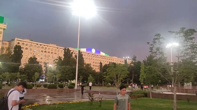 Дожди в Ташкенте. Лето 2022 17 июня