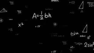 Футаж формулы, мысли формулы, учёные, наука