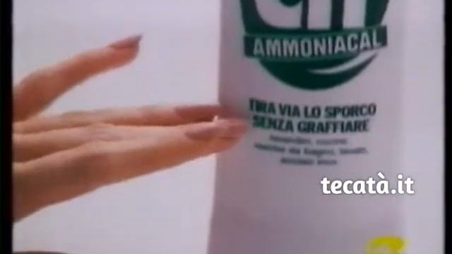 Spot 80-90: Cif Detersivo (1988) | Tecatà, l'archivio vintage della pubblicità