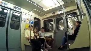 Пранк стояк в метро