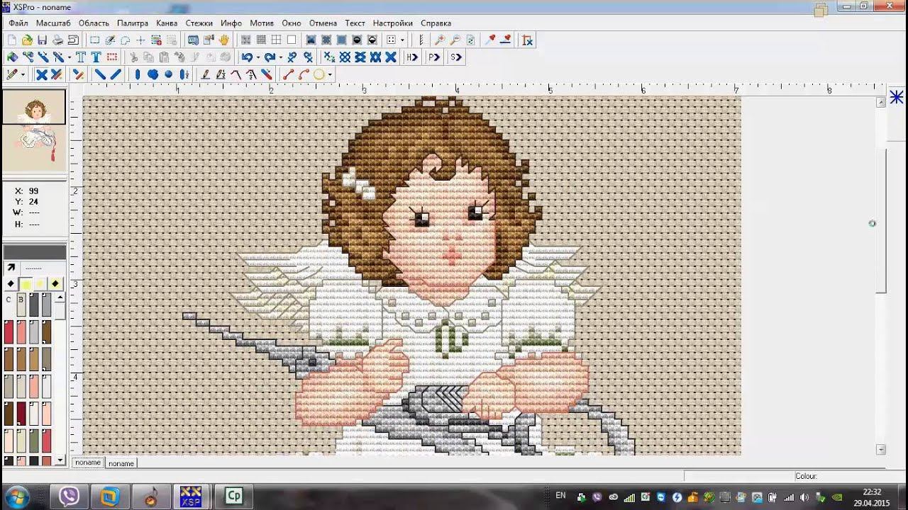 Уроки Cross Stitch: Конвертация PAT в PES