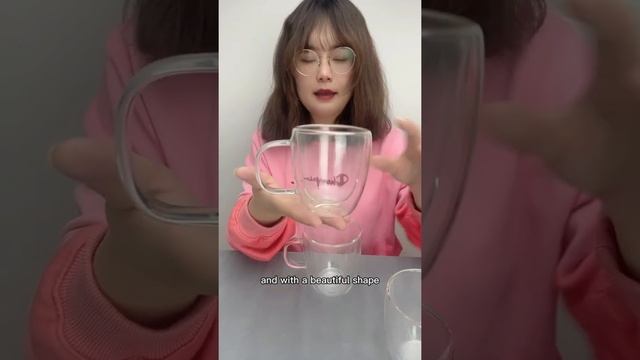 Hammer Customizable double wall glass cup，China factory смотреть онлайн