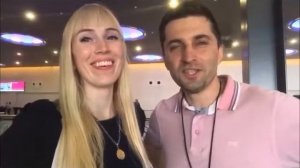 Катя Петерсил и Павел Варлахин на семинаре Бизнес Мастерство Тони Роббинса / Амстердам, 2017