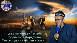 АНА КИССАИ ЗУР АЙ ХАНДАРА КУШТАГМОН ДОМУЛЛО АБДУРАХИМ 2021