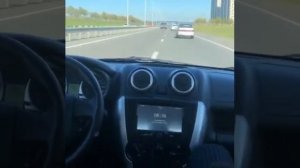 🤩Лада Гранта Спорт 200 км/ч по трассе #Опер #Polkan подписывайтесь