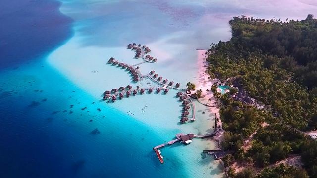 Bora Bora - Drone Mavic Pro Flight смотреть онлайн