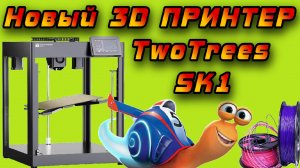 Обзор нового 3D принтера TwoTrees SK1 с Aliexpress. Так ли он быстр?