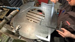 Разметка отверстий для сверления в стали