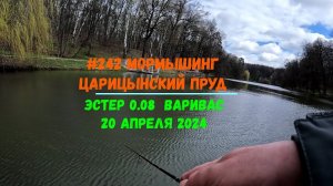 #242 Мормышинг в Царицыно 20 апреля 2024