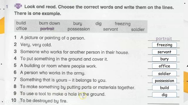 Workbook Year 6 Academy Stars Unit 2 – Life in the past Lesson 1 page ...