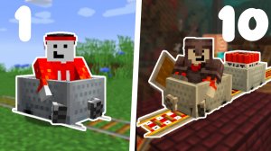 Железная Дорога за 1 5 10 минут в Minecraft Майнкрафт