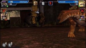 Турнир гилликус (тактика боя) Jurassic world: the game
