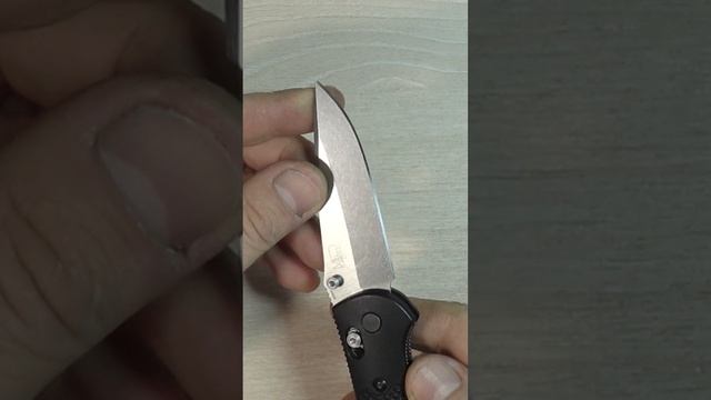 Заточка складного ножа Benchmade #shorts #остраяжизнь #ножемания #заточканожа #benchmadeknives