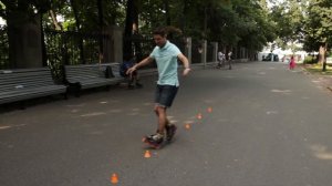 Трюки на роликах - развивающие упражнения