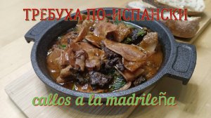 Требуха по-Испански \ callos a la madrileña