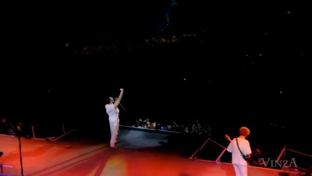 Queen - The Show Must Go On (Live) + Freddie Mercury AI Vocals 1987 смотреть онлайн
