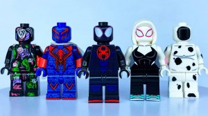 Неоригинальные ЛЕГО Минифигурки Человек-Паук: Паутина Вселенных от компании Koruit #лего #марвел