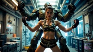 Beautiful Girls of the Future in Space - Chapter Two  J  Sci-Fi AI Cinematic Space Adventure HD