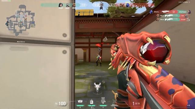 Elderflame VALORANT Skins GAMEPLAY  Red: Level 5 Chroma  Dragon Skin Collection Showcase