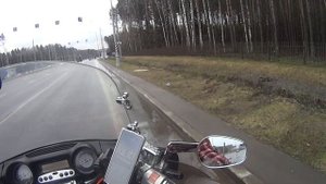 Покатаемся на Хонда Валькирия Интерстейт . Мото прохват 3