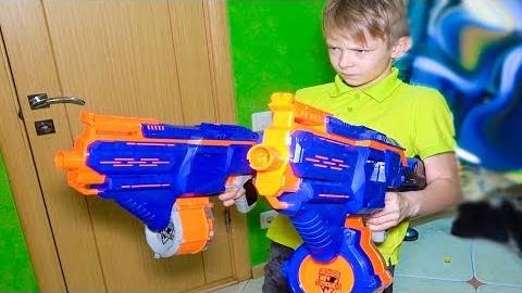 НЕПОНЯТНАЯ ШТУКА У НАС ДОМА. НЕРФ БРОС ШОУ смотреть онлайн