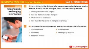 Market Leader Pre-intermediate | Unit 8: MARKETING | Business English | Tiếng Anh Thương Mại
