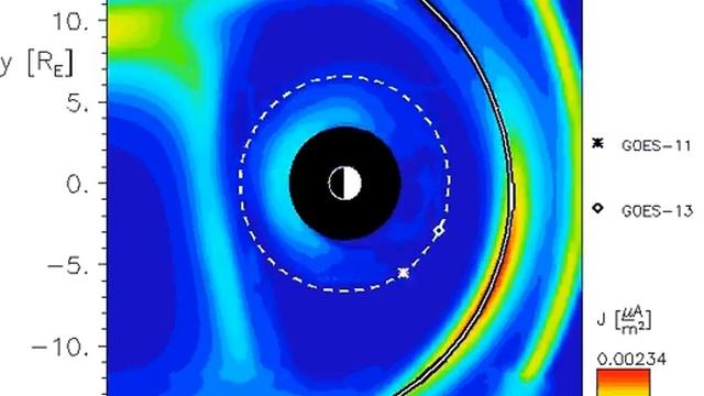 Magnetosphere- magnetopause- magnetic storm- 15.03.2013