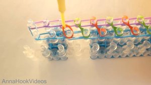 ≋ Браслет из резинок МАКАРОНЫ ≋ Как сплести браслеты из резинок rainbow loom bands на станке