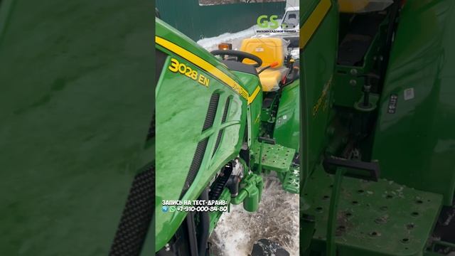 Ох уж этот John Deere🚜 , один раз посмотришь потом постоянно думаешь о нём #трактор #минитрактор