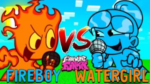 ОГОНЁК ПРОТИВ ВОДИЧКИ В МАЙНКРАФТ! Битва FNF FIREBOY VS WATERGIRL MINECRAFT