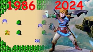 Эволюция игр Zelda: все игры в одном ролике 1986 - 2024.