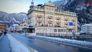 Зима пришла в швейцарский город Интерлакен 🇨🇭 ШВЕЙЦАРИЯ. Зимняя страна чудес