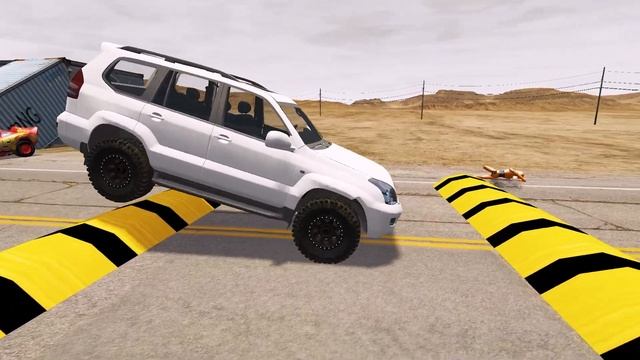 Реалистичный автосимулятор BeamNG Drive! Аварии на дорогах! БОЛЬШАЯ СКОРОСТЬ и ПРЕПЯТСТВИЯ!