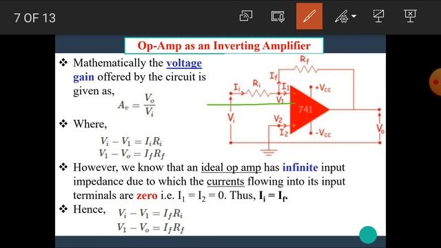 FYBCS | Instrumentation System | L 22 | Op-Amp as an Inverting amplifier смотреть онлайн