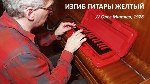 Изгиб гитары желтый