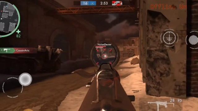 Playing World War Heroes - WW2 PvP FPS  Offline Unit