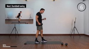 10 Min KILLER HIIT Workout With Weights - Full Body Cardio At Home