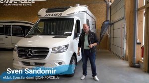 Alarmanlage im HYMER MLT 570 | 580 4x4 Wohnmobil | MB Sprinter Alarmanlage Pandora Camper Pro V2 GP
